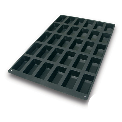 סיליקון שחור 60×40 ס"מ מלבן 30 שקעים (10X5 גובה 3 ס"מ)