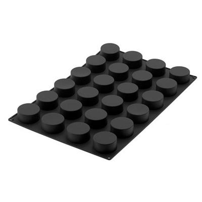 סיליקון שחור 60X40 ס"מ מאפינס 24 שקעים (7X3.5 ס"מ)