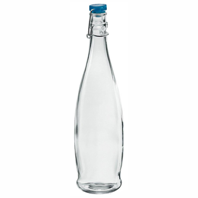 בקבוק זכוכית אינדרו 1 ליטר פקק הרמטי