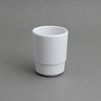 כוס נערמת 9.5X8 ס"מ מלמין לבן
