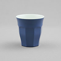 כוס מקרון 177 מ"ל מלמין כחול/לבן