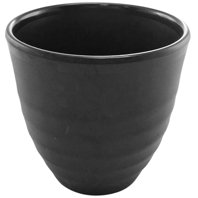 כוס סקורה 7.8 גובה 7.7 ס"מ מלמין שחור