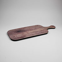 לוח דמוי עץ מלבני 20X53 ס"מ עם ידית מלמין
