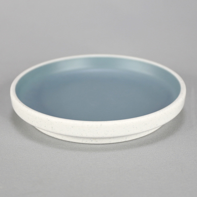 מגש עגול טאיג'י 15.2 ס"מ מלמין כחול לבן