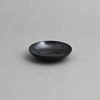 רוטביה עגולה 9.4 ס"מ מלמין שחור