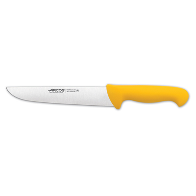 סכין קצב 21 ס"מ ידית פלסטיק צהוב