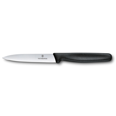 סכין ירקות חלקה שפיץ 10 ס"מ