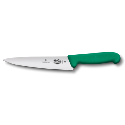 סכין טבח ידית ירוקה 19 ס"מ