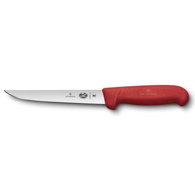סכין פירוק רחבה 15 ס"מ ידית אדומה