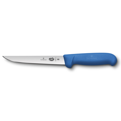 סכין פירוק רחבה 15 ס"מ ידית כחולה