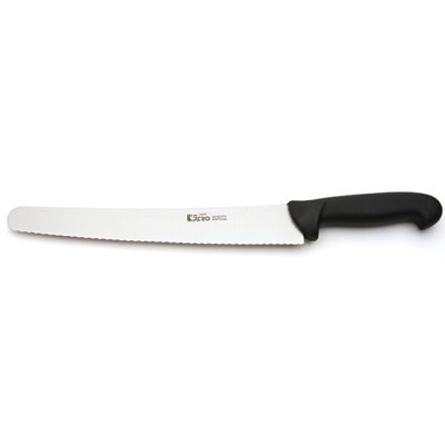 סכין קונדיטור משונן 25 ס"מ ידית שחורה
